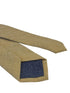 honey gold yellow wool tie  with a herringbone design